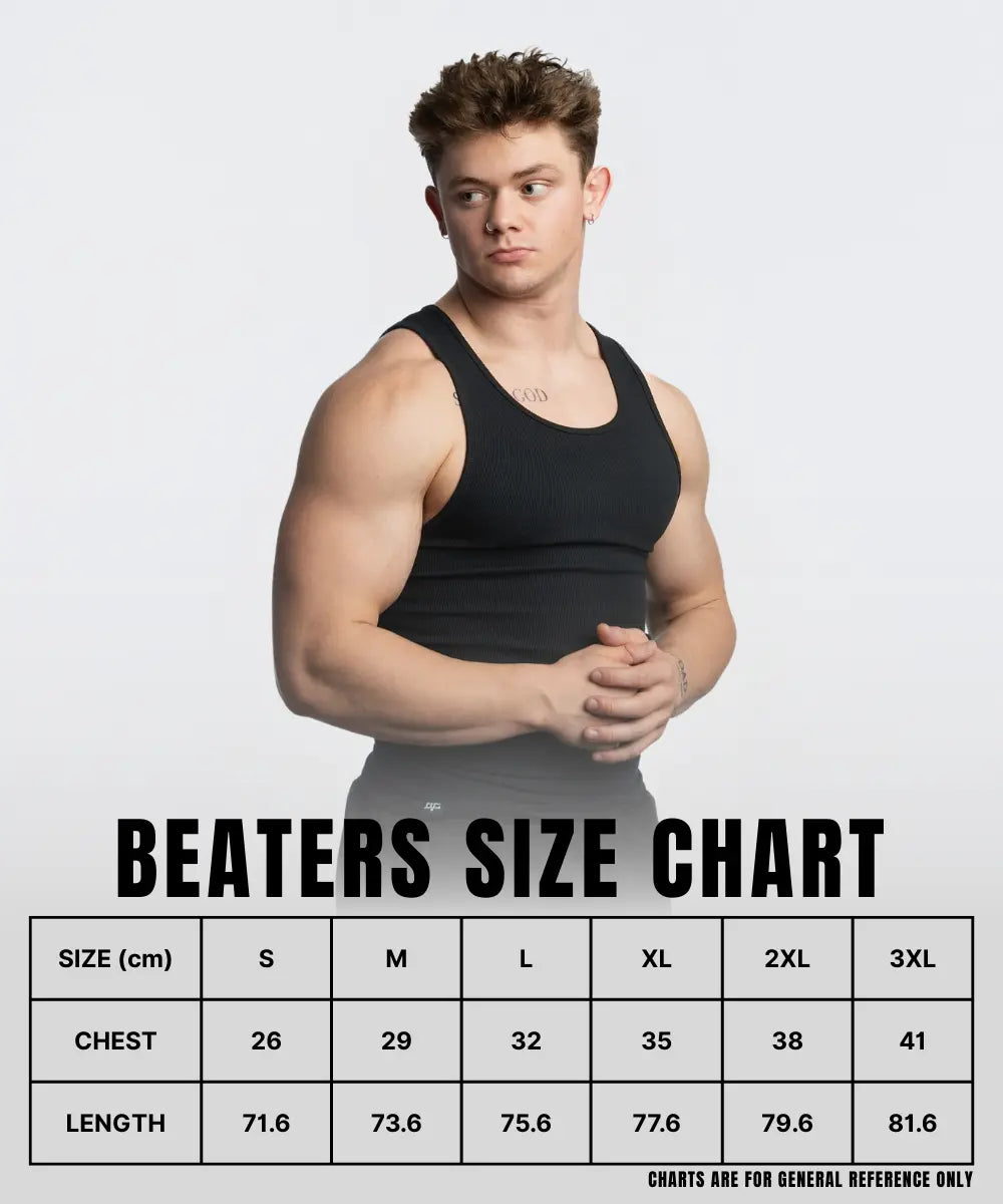 EKKO Beaters Tank Top - True to Size | 370+ GSM | Cotton and Spandex